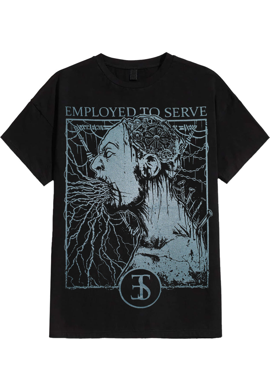 Employed To Serve - Force Fed - T-Shirt - black - XXL - 100% Cotton,Jersey