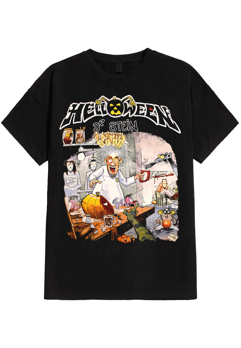Helloween - Dr. Stein - T-Shirt - black - XXL - 100% Cotton,Jersey