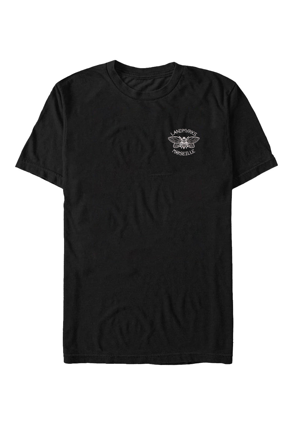 Landmvrks - Cicada Marseille Eco - T-Shirt - black - XXL - 100% Organic Cotton,Jersey