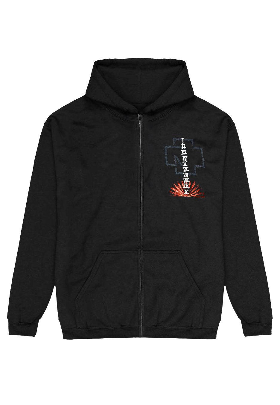 Rammstein - Sonne - Zipper - black - 3XL - 65% Cotton, 35% Polyester,Sweat