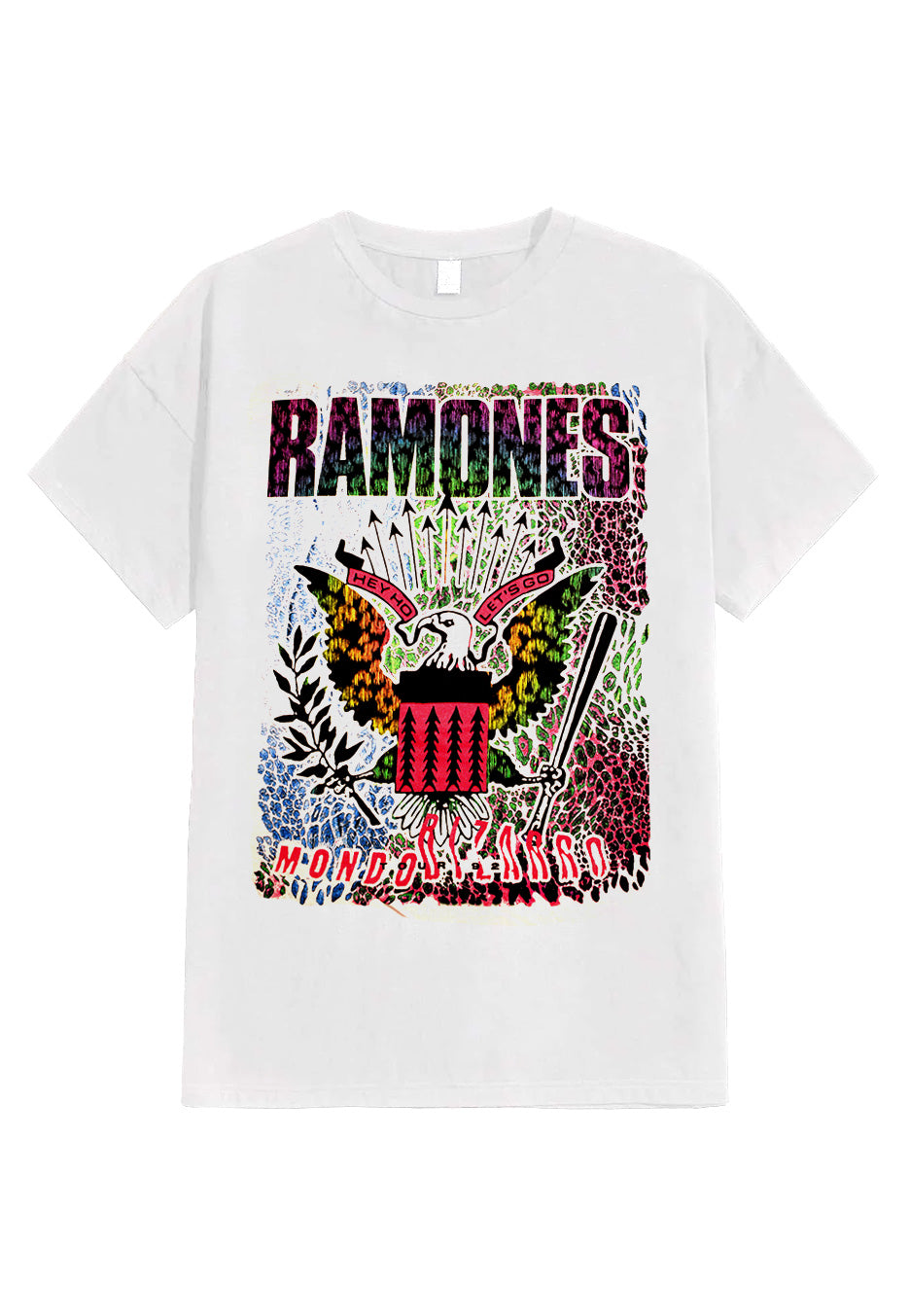 Ramones - Animal Skin White - T-Shirt - white - XL - 100% Cotton,Jersey