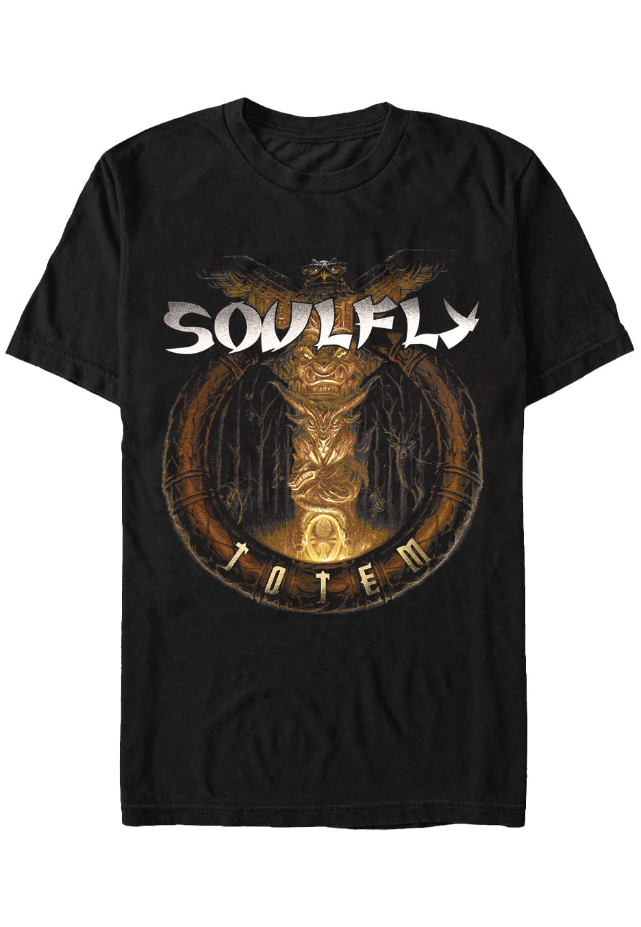 Soulfly - Totem - T-Shirt - black - XXL - 100% Cotton,Jersey