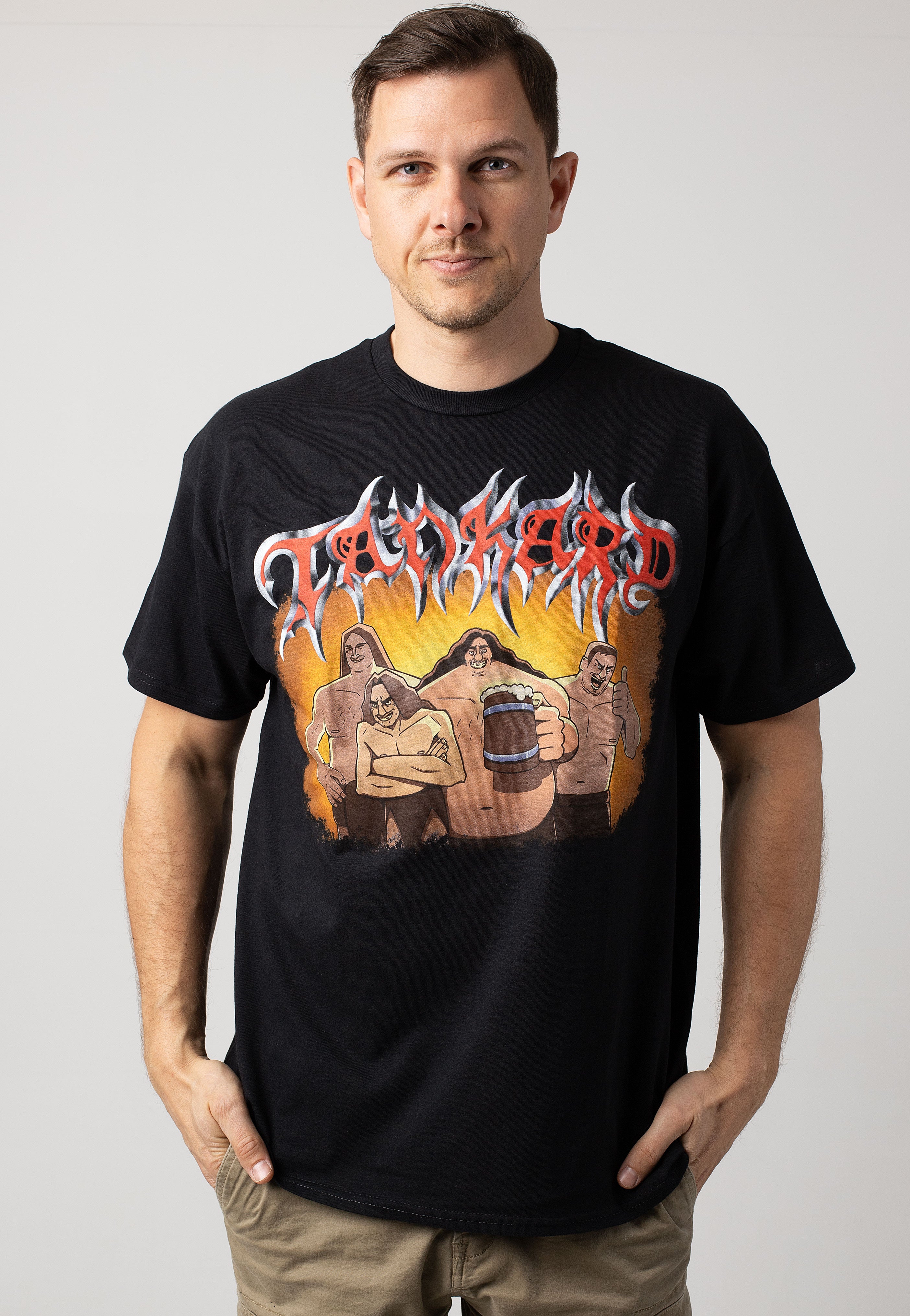 Tankard - Fat, Ugly & Old - T-Shirt - black - L - 100% Cotton,Jersey