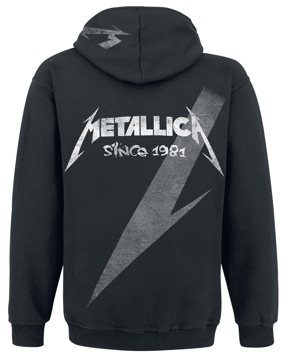 Metallica Shrouded Hoodie Jacket black - Image 3