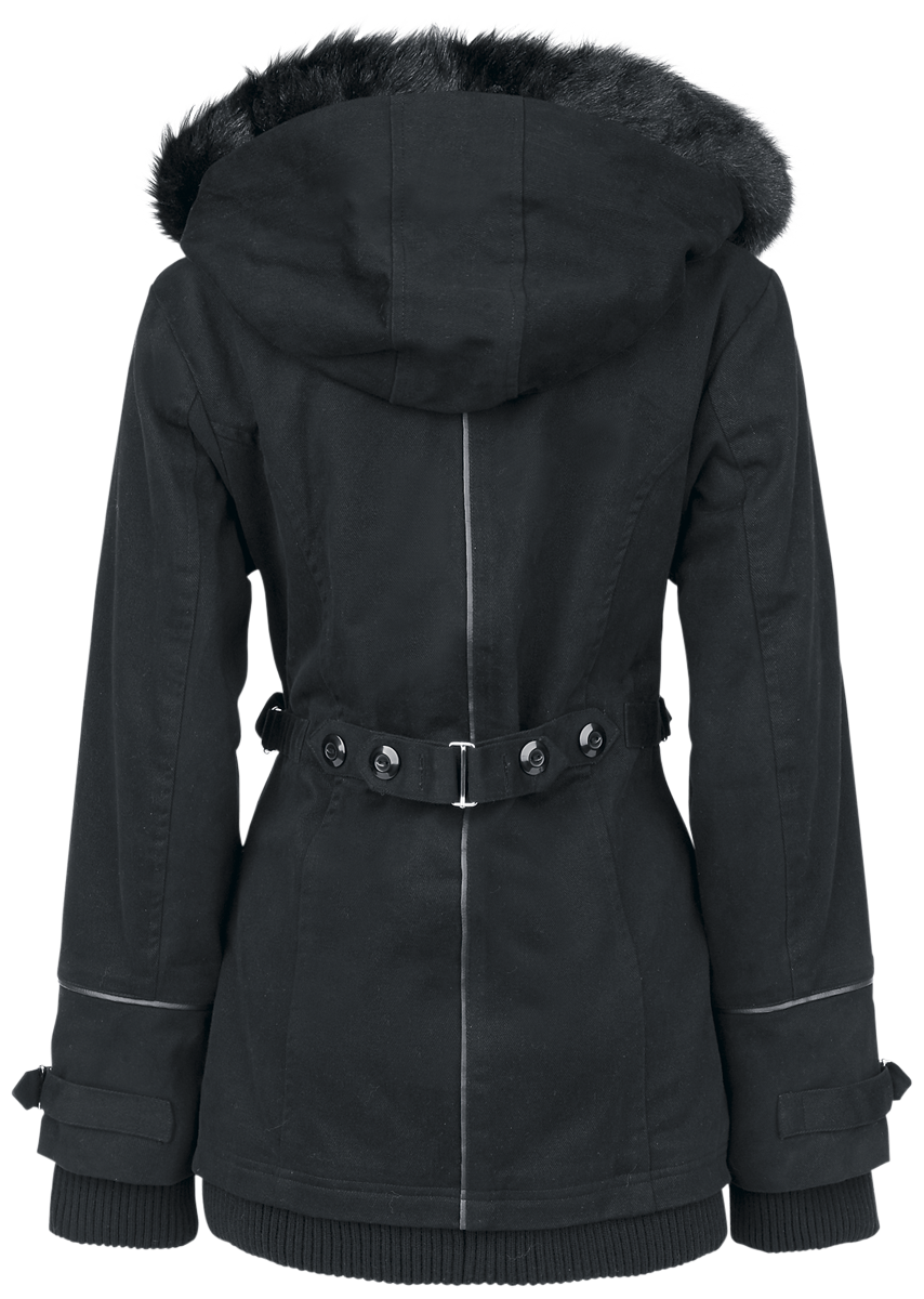 Poizen Industries Chase Coat Winter Jacket black - Image 3