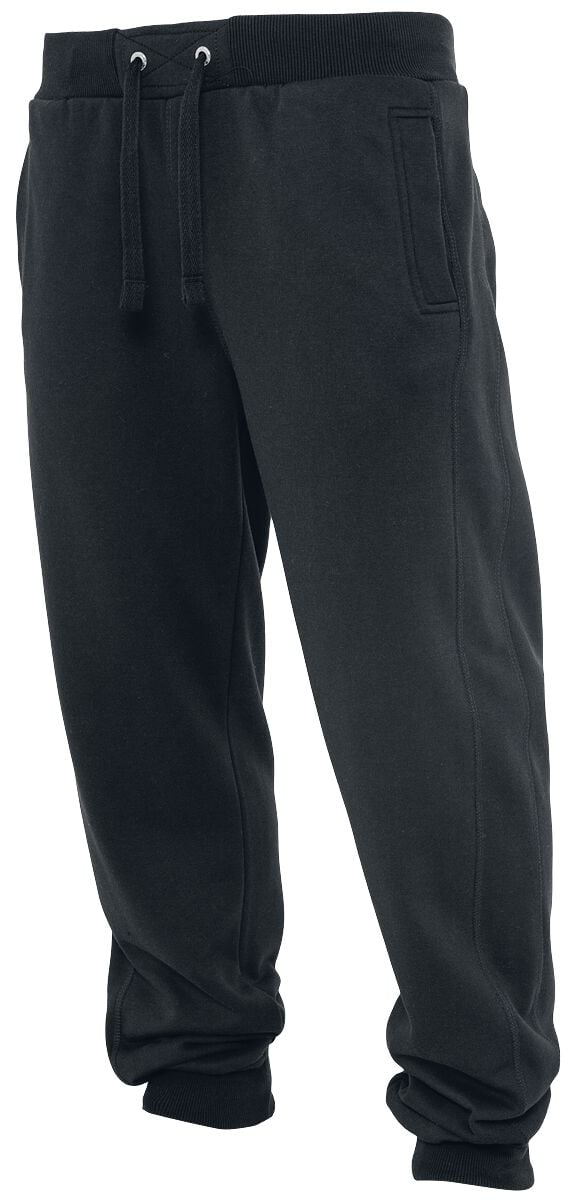 Urban Classics Straight Fit Sweatpants Tracksuit Trousers black - Image 2
