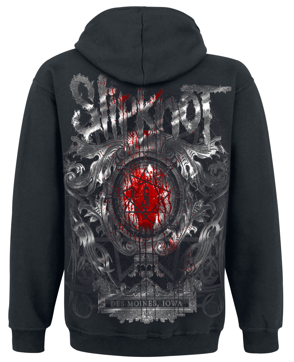 Slipknot Des Moines Hoodie black - Image 3