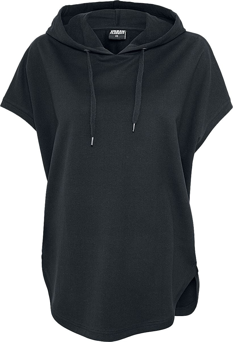 Urban Classics Ladies Sleeveless Terry Hoodie T-Shirt black