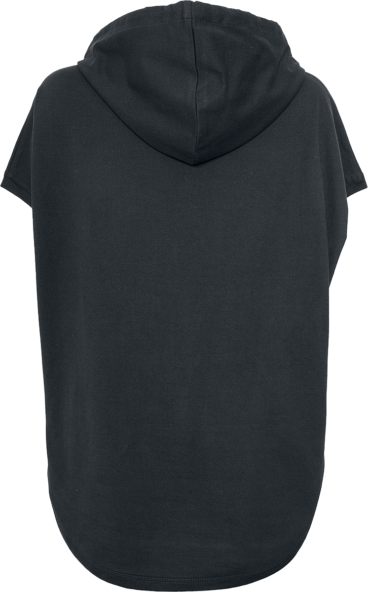 Urban Classics Ladies Sleeveless Terry Hoodie T-Shirt black - Image 3