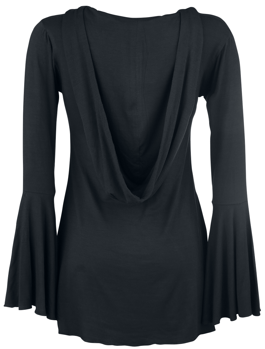Gothicana by EMP Bat Country Long-sleeve Shirt black - Image 3