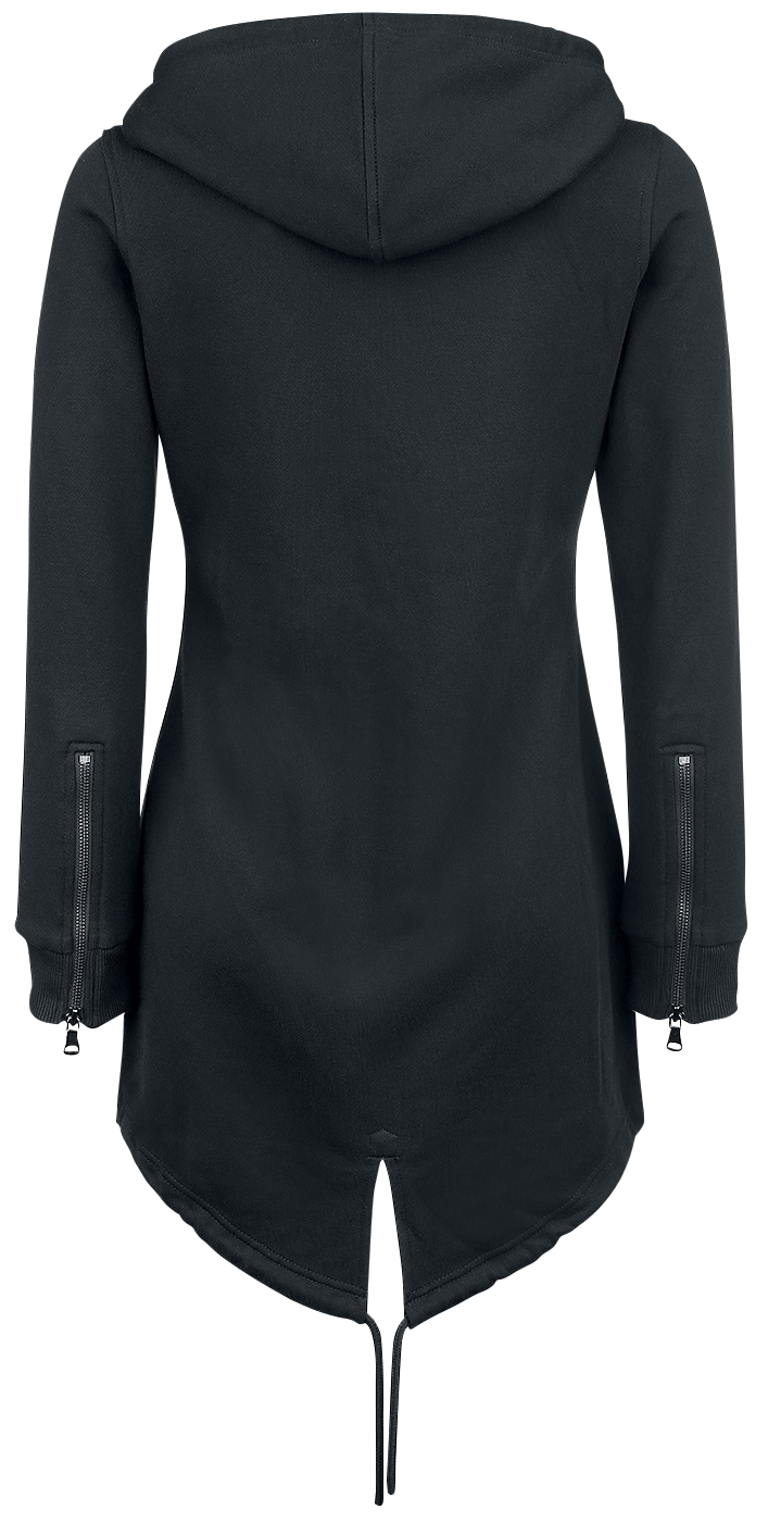 Urban Classics Ladies Sweat Parka Hoodie Jacket black - Image 3