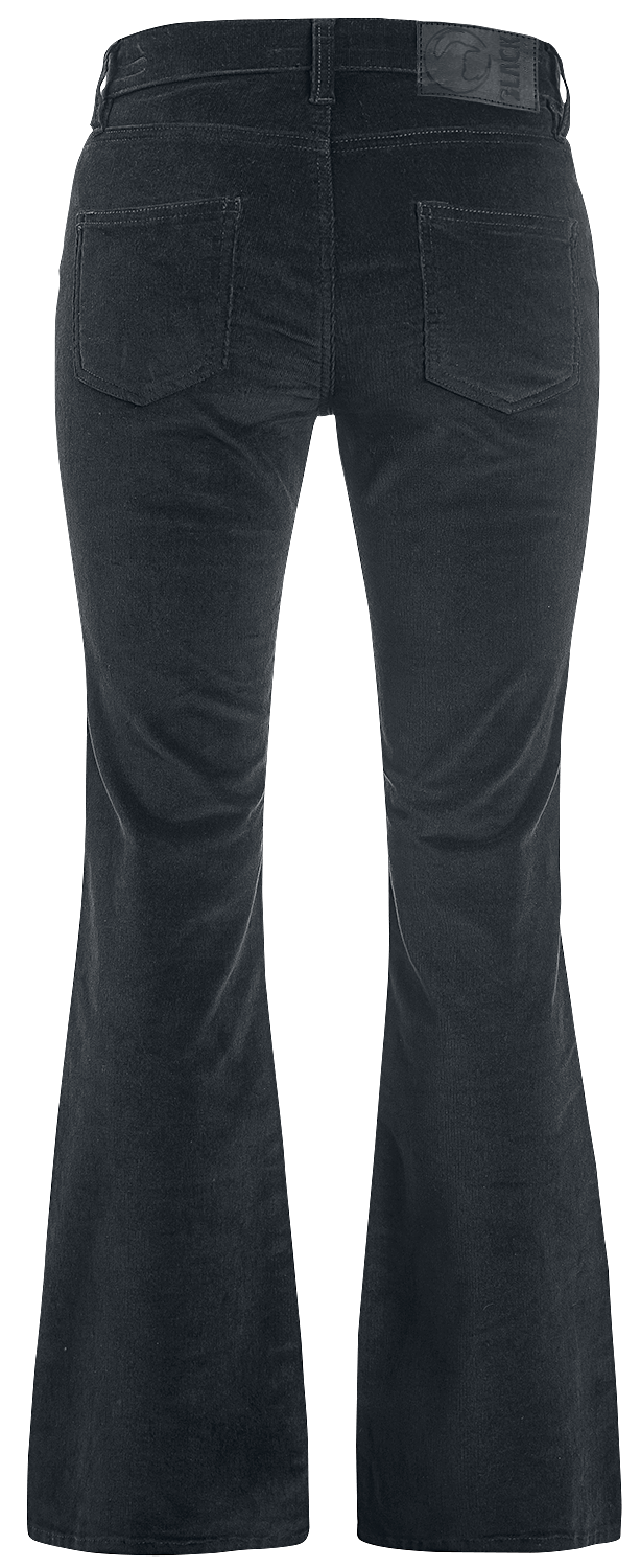 Black Premium by EMP Nicki Cloth Trousers black - Image 3