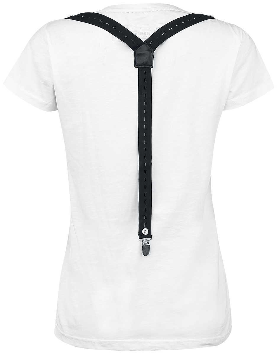Rammstein Suspender T-Shirt white - Image 3