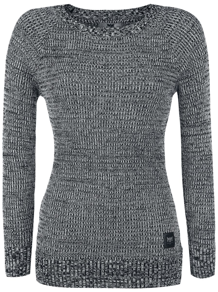 Black Premium by EMP Feel Me Knit jumper black white - Image 2