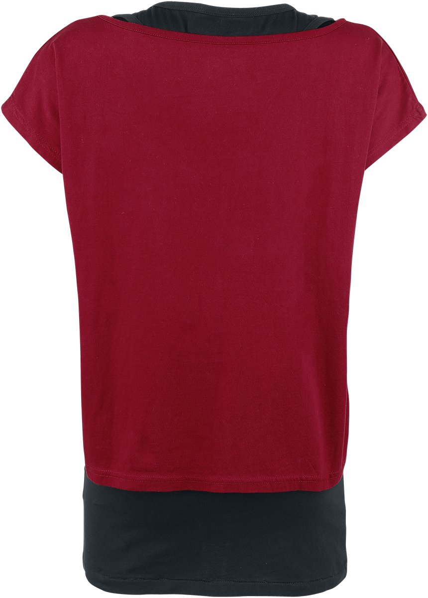 Black Premium by EMP Got My Mind Set On You T-Shirt black red - Image 3