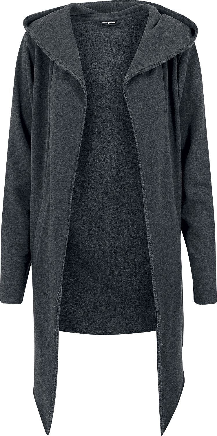 Urban Classics Long Hooded Open Edge Cardigan Cardigan charcoal - Image 2