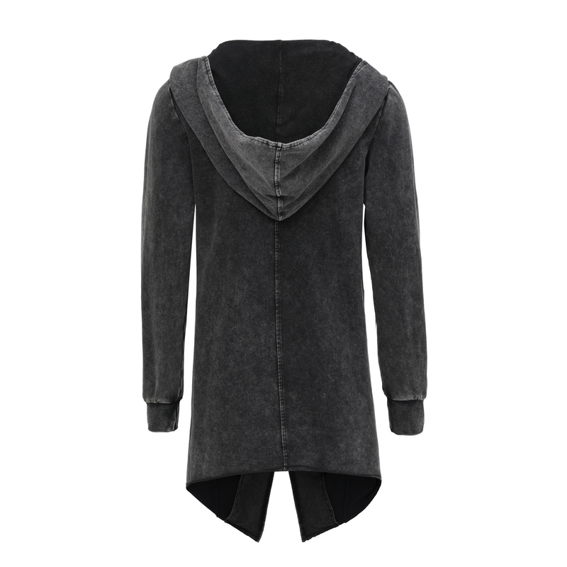 Forplay Asymmetric Vintage Zipper Hoodie Jacket black - Image 3