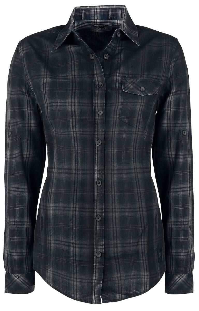 Black Premium by EMP Cities In Dust Longsleeve blue grey - Image 2