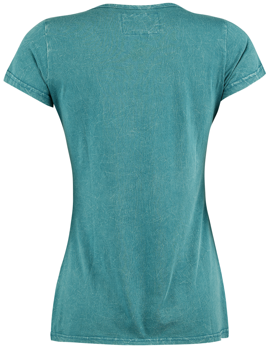 Rock Rebel by EMP Shades Of Truth T-Shirt petrol - Image 3