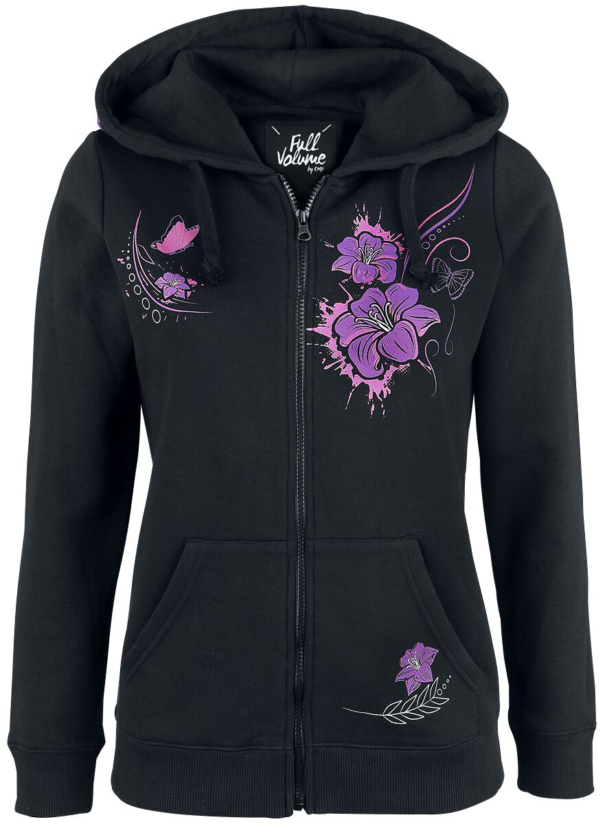 Full Volume by EMP Freaking Out Loud Hoodie Jacket black - Image 2