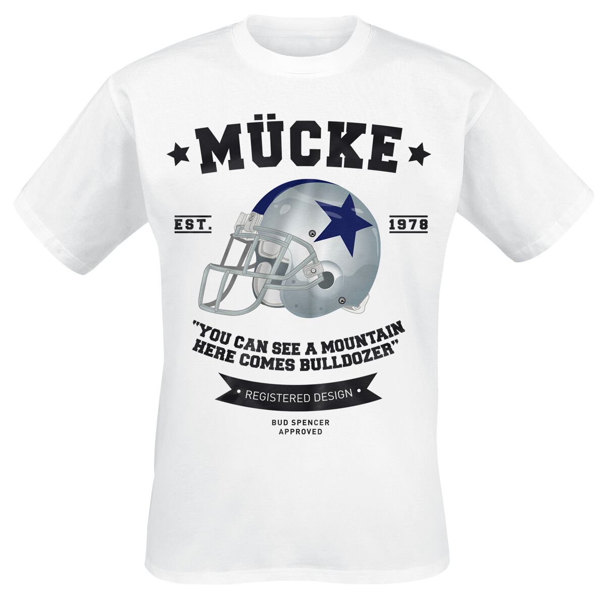 Bud Spencer Bulldozer T-Shirt white - Image 2