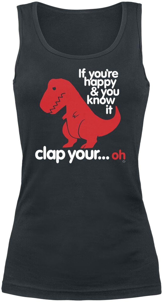 Goodie Two Sleeves Sad T-Rex Top black - Image 2
