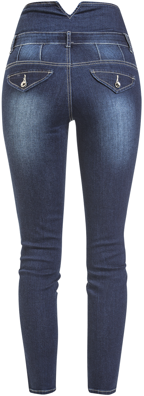 RED by EMP High Waist Denim Jeans Jeans dark blue - Image 3