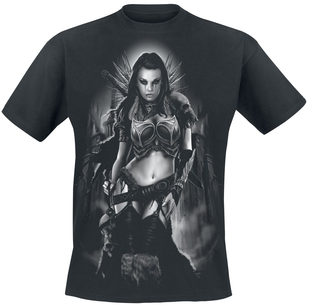 Toxic Angel Hel T-Shirt black - Image 2