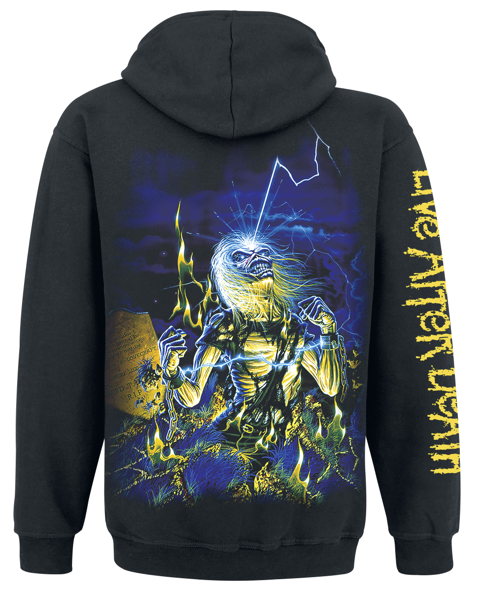 Iron Maiden Live After Death Hoodie black - Image 3