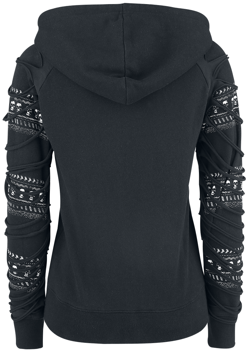 Rock Rebel by EMP Freaking Out Loud Hoodie Jacket black - Image 3