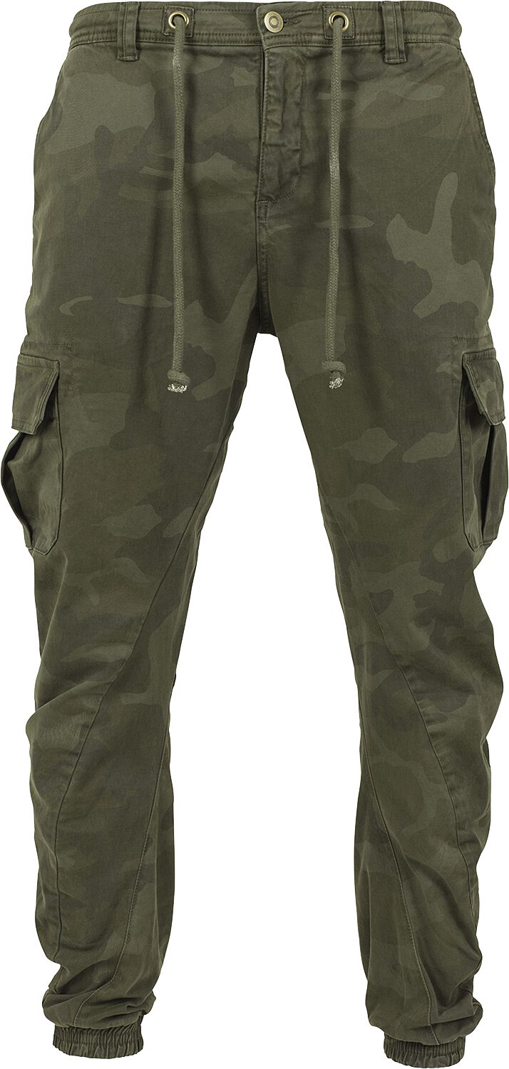 Urban Classics Cargo Jogging Pants Tracksuit Trousers woodland - Image 2