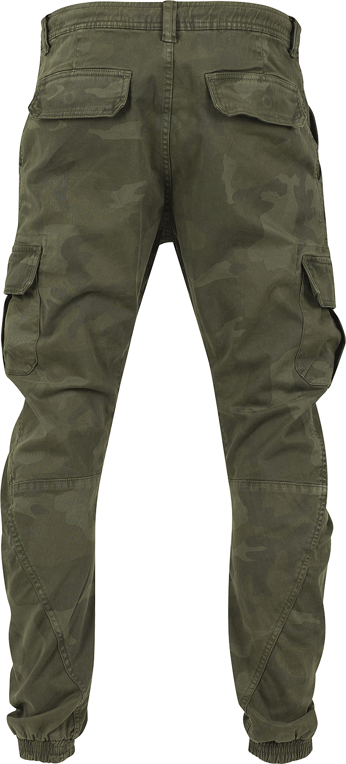 Urban Classics Cargo Jogging Pants Tracksuit Trousers woodland - Image 3
