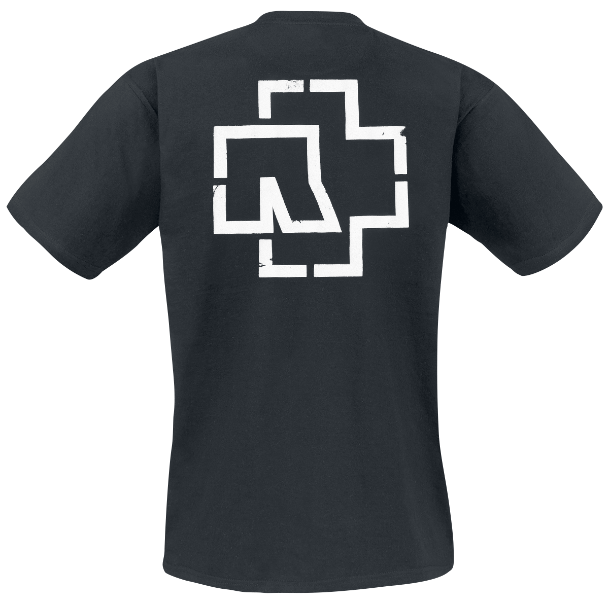 Rammstein Weiße Balken T-Shirt black - Image 3
