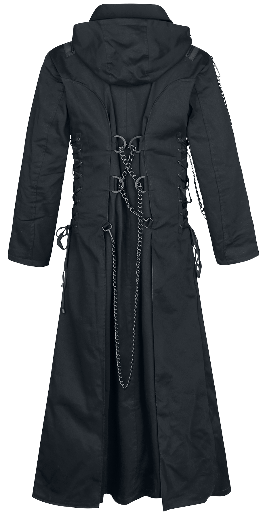 Gothicana by EMP Aziel Army Coat black - Image 3