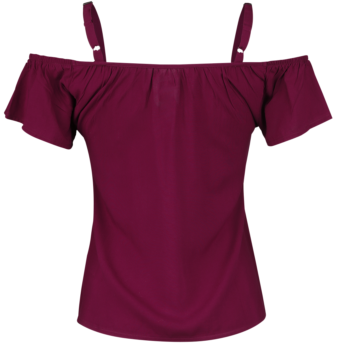 RED by EMP Hang On Loose T-Shirt burgundy - Image 3
