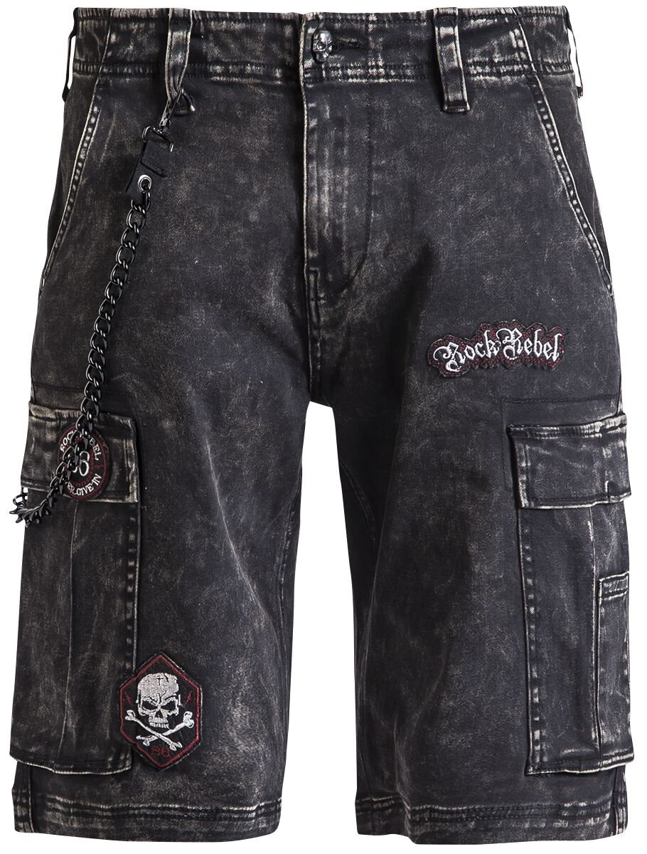 Rock Rebel by EMP Garageland Shorts black - Image 2