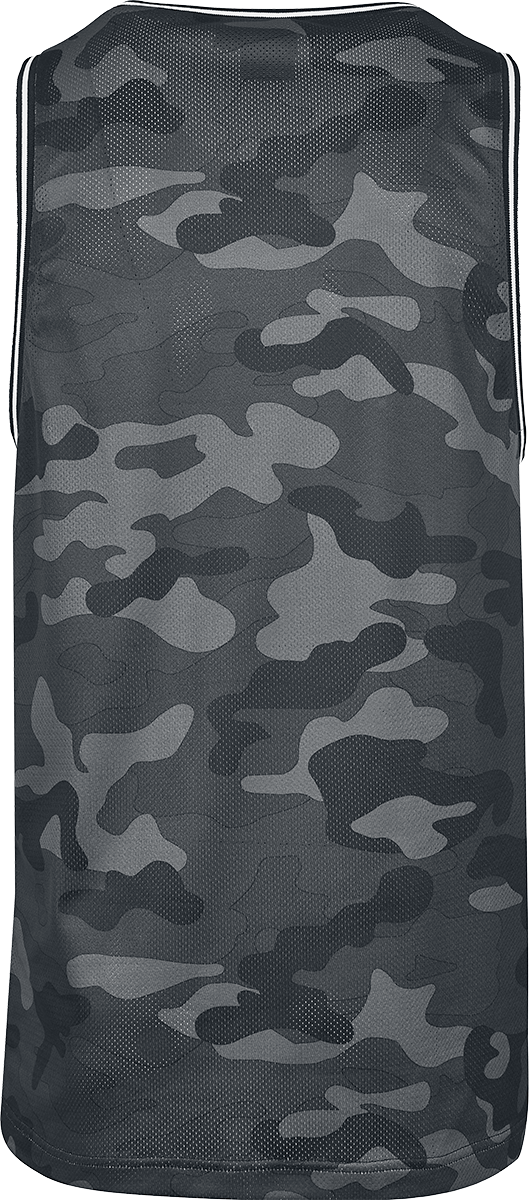 Urban Classics Camo Mesh Tanktop Tanktop dark camo - Image 3