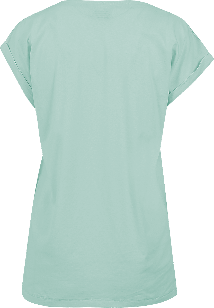 Urban Classics Ladies Extended Shoulder Tee T-Shirt mint - Image 3