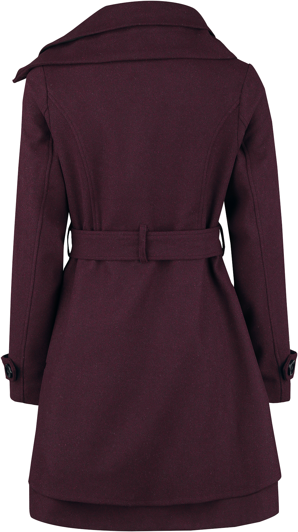 Black Premium by EMP Good Times Winter Coat dark red - Image 3