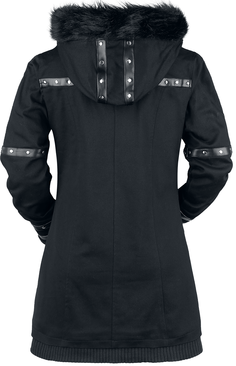 Gothicana by EMP Bloodsucker Winter Jacket black - Image 3