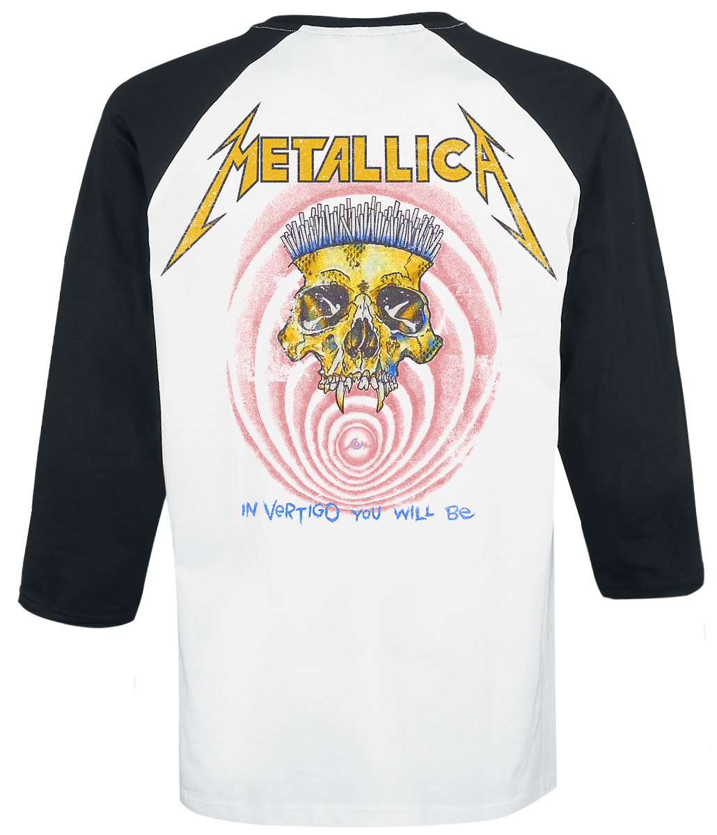 Metallica Shortest Straw Long-sleeve Shirt white black - Image 3