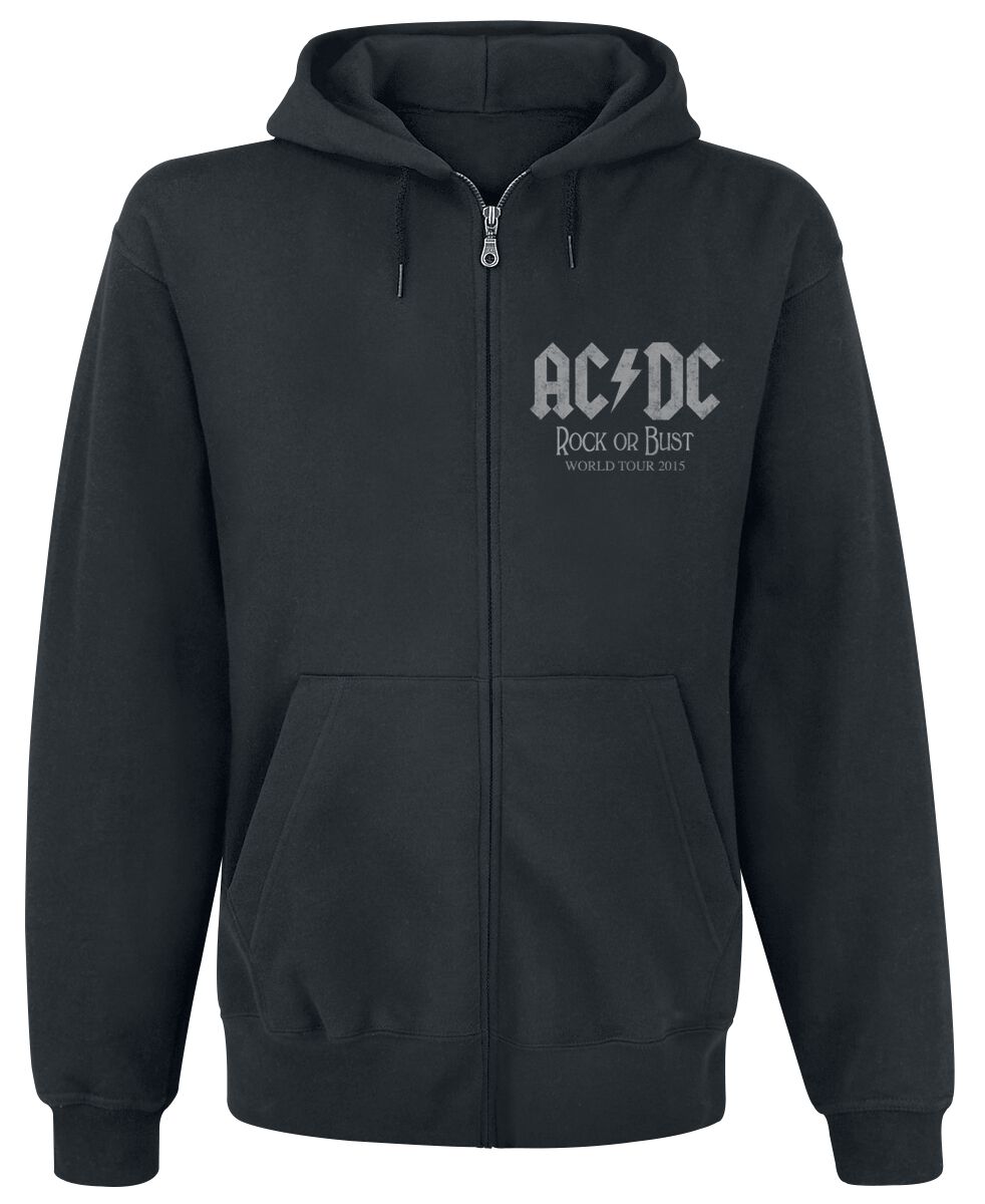 AC/DC World Tour 2015 Hoodie Jacket black - Image 2