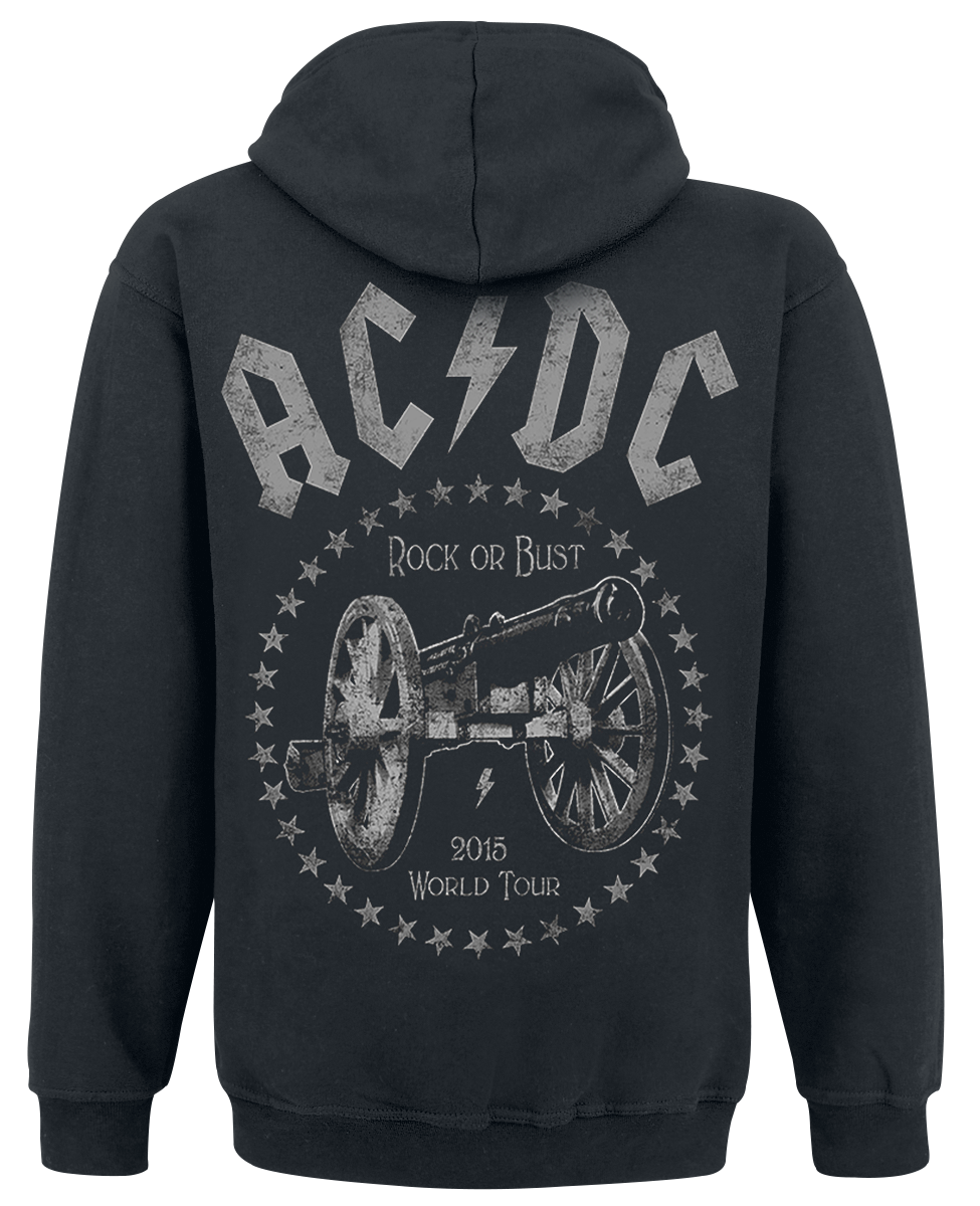 AC/DC World Tour 2015 Hoodie Jacket black - Image 3