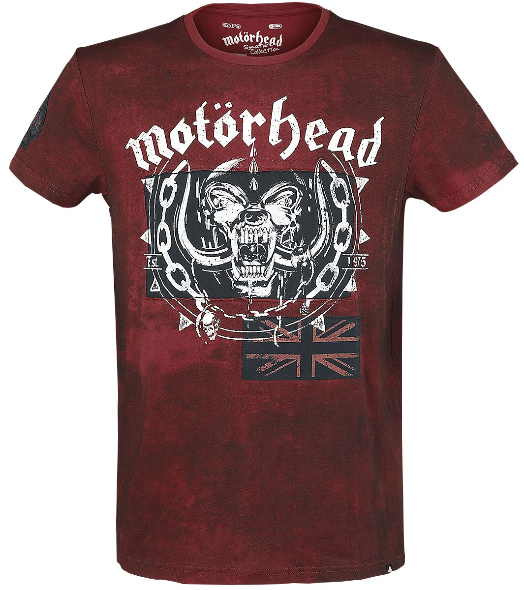 Motörhead EMP Signature Collection T-Shirt dark red - Image 2