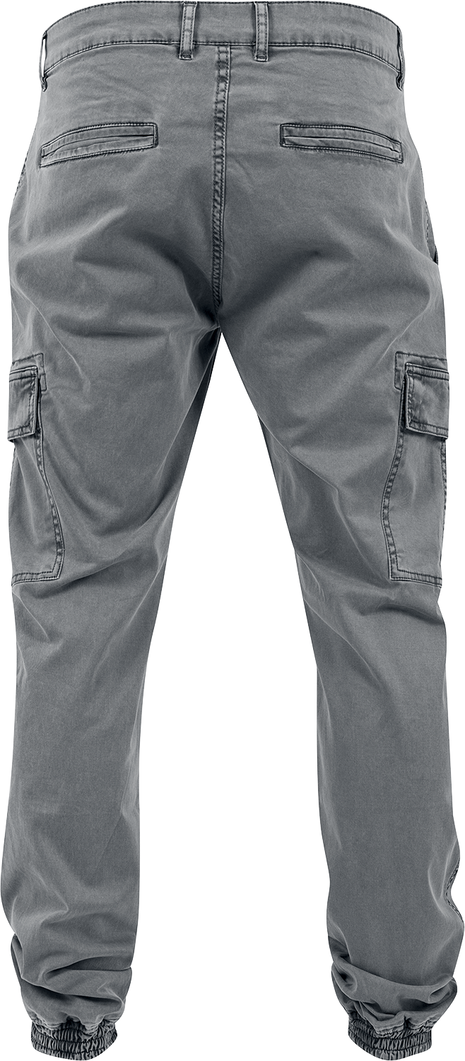 Urban Classics Washed Cargo Twill Jogging Bottoms Cargo Trousers grey - Image 3
