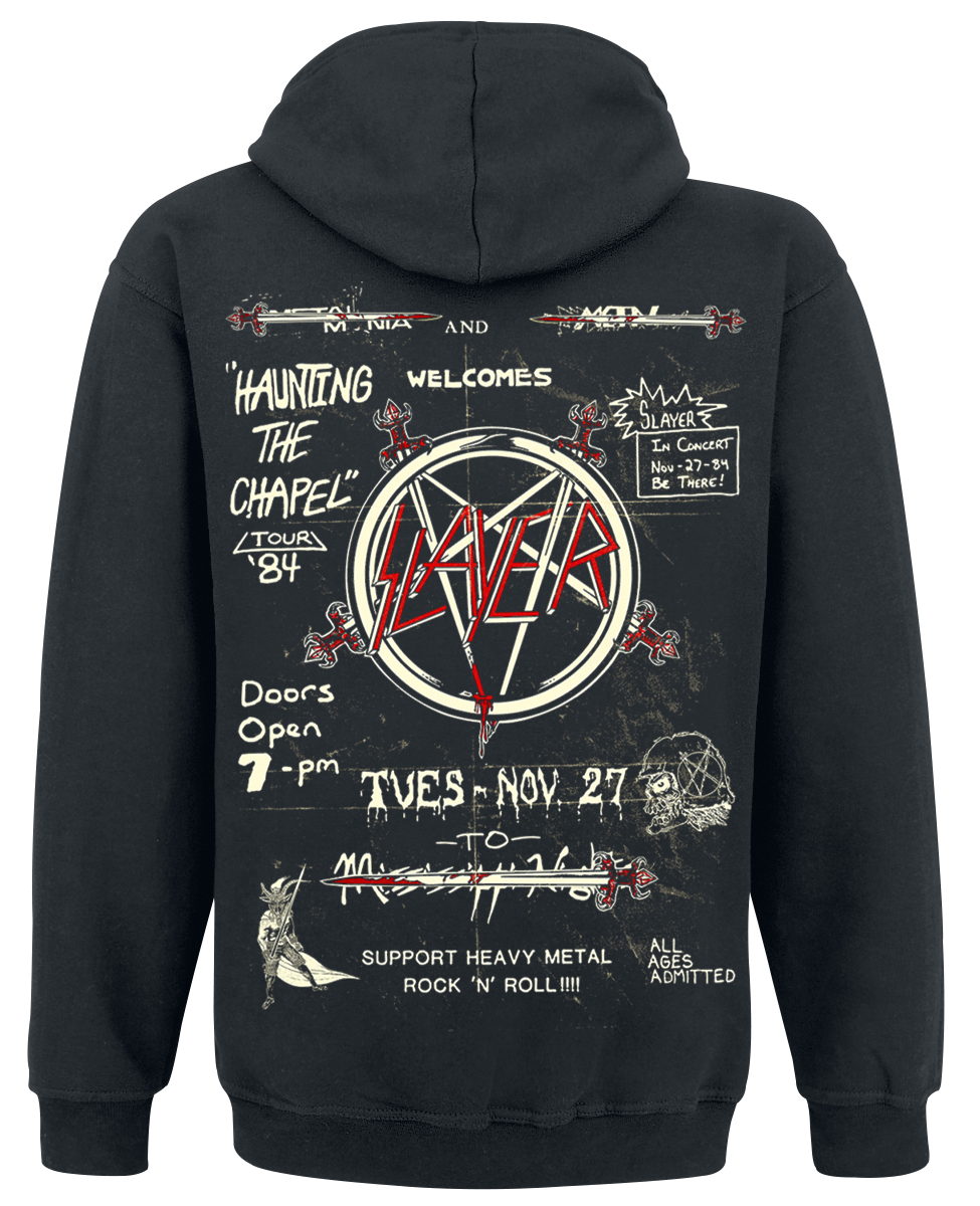 Slayer Haunting Hoodie Jacket black - Image 3