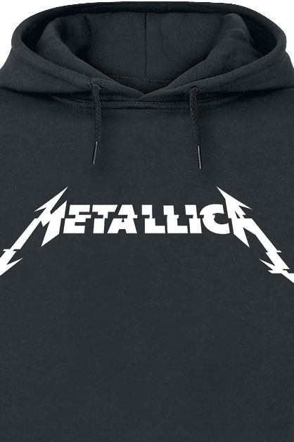 Metallica Glitch Logo Hoodie black - Image 3