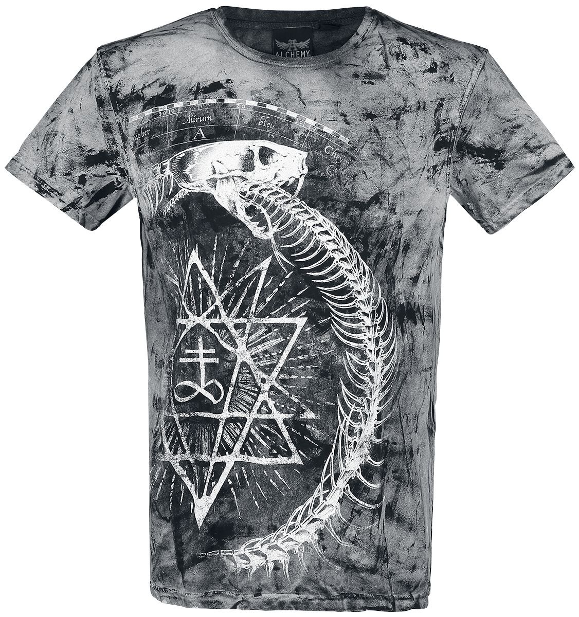 Alchemy England Ouroboros Snake T-Shirt black - Image 2