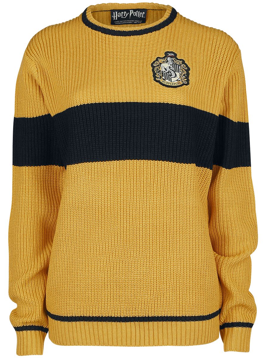 Harry Potter Hufflepuff - Quidditch Knit jumper yellow black - Image 2