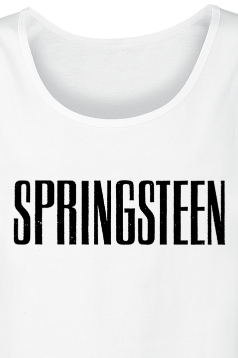 Bruce Springsteen Logo Tanktop white - Image 3